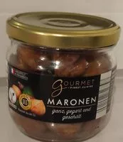 Mängden socker i Maronen ganz, gegart und geschält