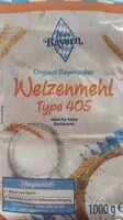 Mängden socker i Weizenmehl Type 405