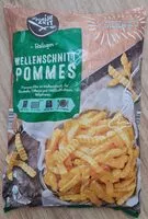 Mängden socker i Wellenschnitt Pommes Kartoffel