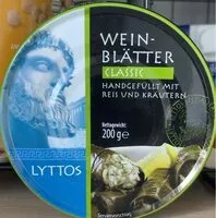 Mängden socker i Weinblätter - Classic