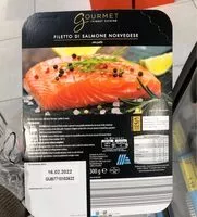 Mängden socker i Filetto di salmone norvegese con pelle