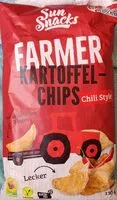 Mängden socker i Farmer Kartoffel Chips Chili Style