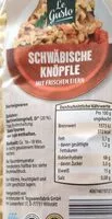 Mängden socker i Schwäbische Knöpfle