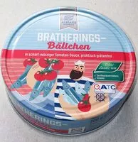 Mängden socker i Bratheringsbällchen in Tomatensoße
