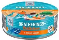 Mängden socker i Bratheringsbällchen in Zwiebel-Aufguss