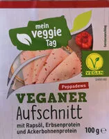 Mängden socker i Peppadews, veganer Aufschnitt