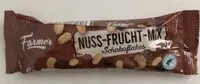 Mängden socker i Nuss-Frucht-Mix