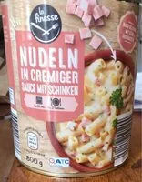 Mängden socker i Nudeln in Cremiger Sauce mit schinken