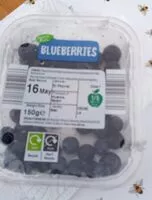 Mängden socker i Blueberries