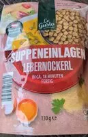 Mängden socker i Suppeneinlagen Lebernockerl