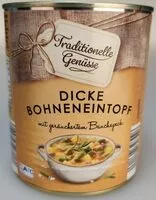 Mängden socker i Dicke Bohneneintopf