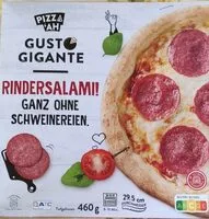 Mängden socker i Gusto Gigante Rindersalami