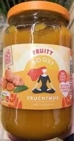 Mängden socker i Fruity Boost Fruchtmus mit Kurkuma