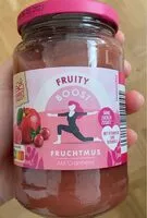 Mängden socker i Fruity Boost Fruchtmus mit Cranberry