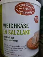 Mängden socker i Weichkäse in Salzlake