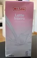 Mängden socker i Latte intero a lunga conservazione