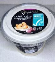 Mängden socker i Garnelen in Knoblauchcreme