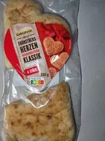 Mängden socker i Frühstücks-Herzen zum Aufbacken - Klassik