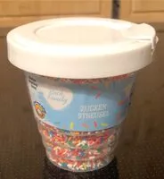 Mängden socker i Zukerstreusel bunt