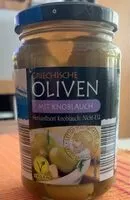Mängden socker i Griechische Oliven mit Knoblauch