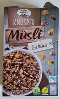 Mängden socker i Müsli schoko
