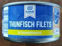 Mängden socker i Thunfisch Filets in Öl