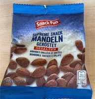 Mängden socker i Supreme snack mandeln geröstet