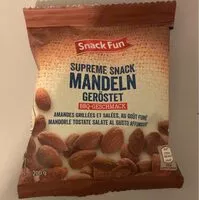 Mängden socker i Mandeln geröstet BBQ Geschmack