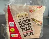 Mängden socker i Sandwich toast weizen
