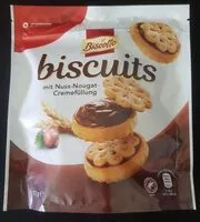 Mängden socker i Biscuits mit Nuss-Nougat-Cremefüllung