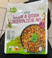 Mängden socker i •bi0 EXPRESS BULGUR VS & QUINOA  ORIENTALISCHE ART