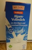 Mängden socker i Alpen-Vollmilch