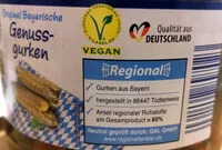 Mängden socker i Original Bayerische Genussgurken