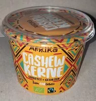 Mängden socker i Bio-Cashewkerne, geröstet + gesalzen