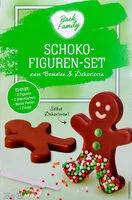 Mängden socker i Schoko-Figuren-Set zum Bemalen und Dekorieren