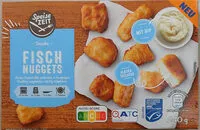 Mängden socker i Fisch-Nuggets mit Dip, tiefgefroren