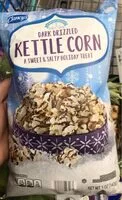 Mängden socker i Dark drizzled kettle corn