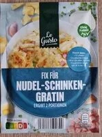 Mängden socker i Nudel -Schinken Gratin