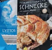 Mängden socker i Feta myzithra-käse schnecke