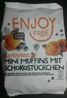Mängden socker i Glutenfreie Mini Muffins mit Schokostückchen