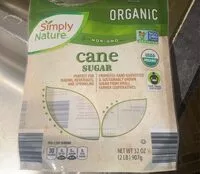 Mängden socker i Organic Cane Sugar