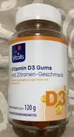 Mängden socker i Vitamin D3 gums