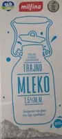 Mängden socker i Trajno mleko 1,5