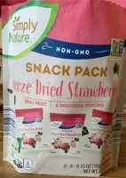 Mängden socker i Freeze Dried Strawberries