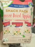 Mängden socker i Freeze dried apples