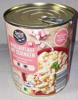 Mängden socker i Nudelauflauf mit Schinken