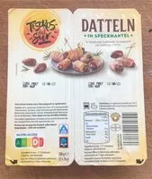 Mängden socker i Datteln im Speckmantel