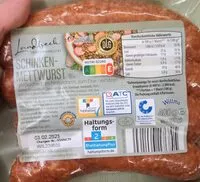 Mängden socker i Schinkenmettwurst