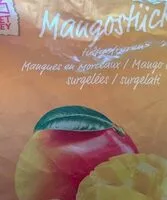 Mängden socker i Mangostücke tiefgefroren