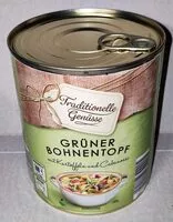 Mängden socker i Grüner Bohnentopf mit Kartoffeln und Cabanossi